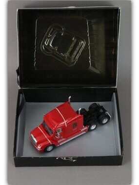 Tonkin Replicas 1:53 Red Freightliner Columbia Sleeper Cab Semi Truck